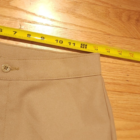 Levi Strauss & Co Womens Khaki Straight Leg Trousers Size 14 - Picture 5 of 9